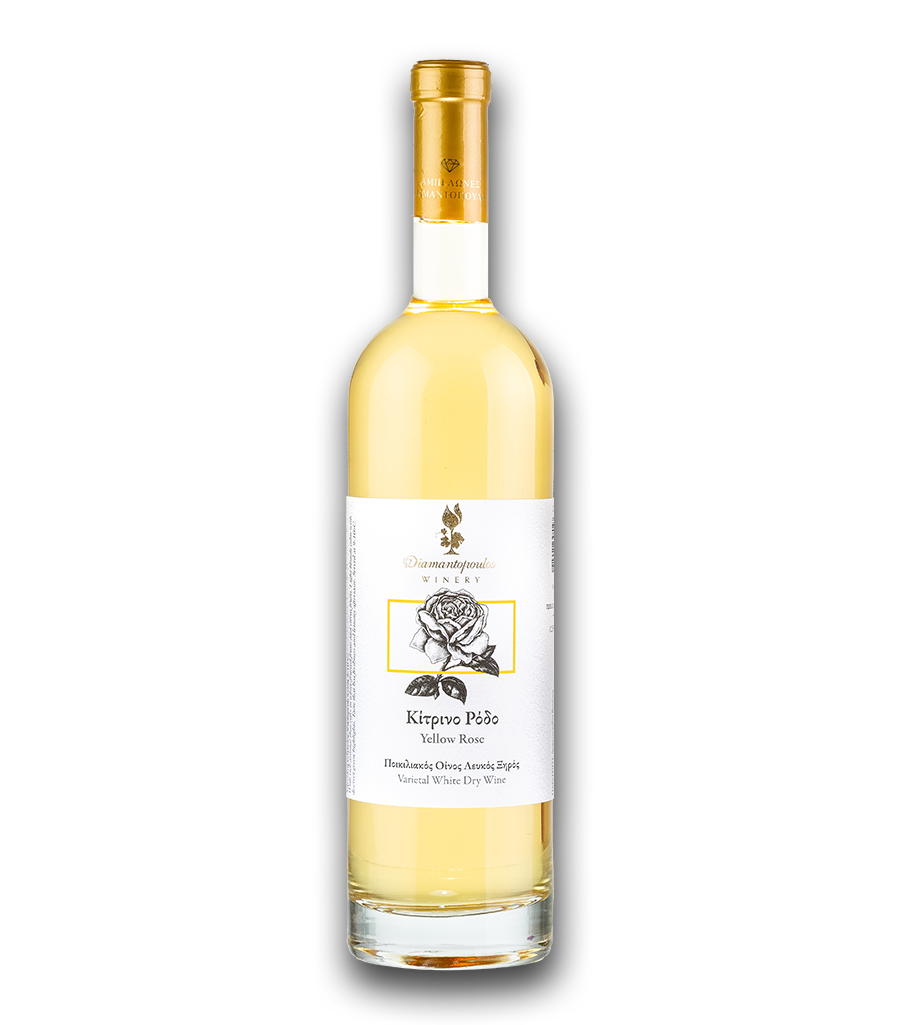 Κίτρινο Ρόδο Λευκό Κρασί | Κρασιά Νεμέας | Διαμαντόπουλος
